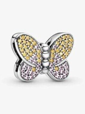 Pandora Reflexions Pav�� Butterfly Charm
